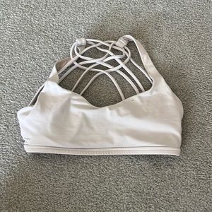 lululemon white sports bra